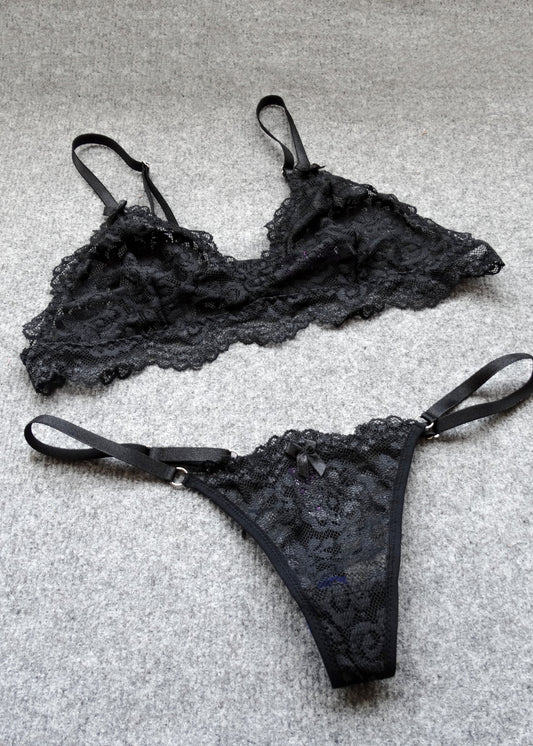 Bralette koko - Negro
