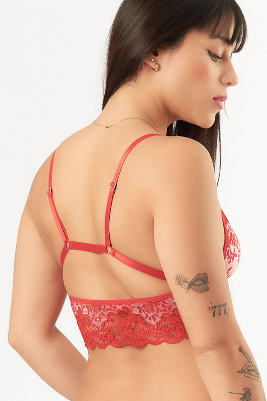 Bralette Ivy - Rojo